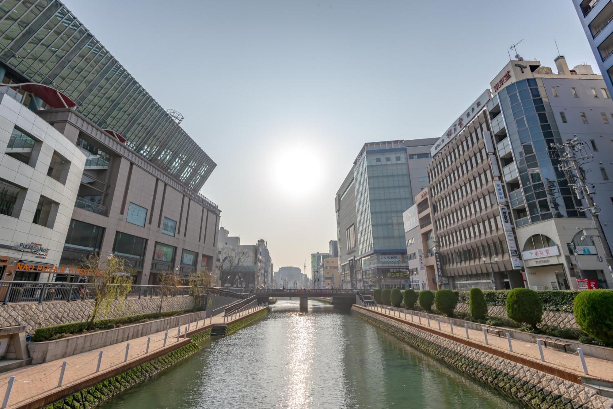 פוקואוקה Hotel Okura Fukuoka מראה חיצוני תמונה The Nakagawa River