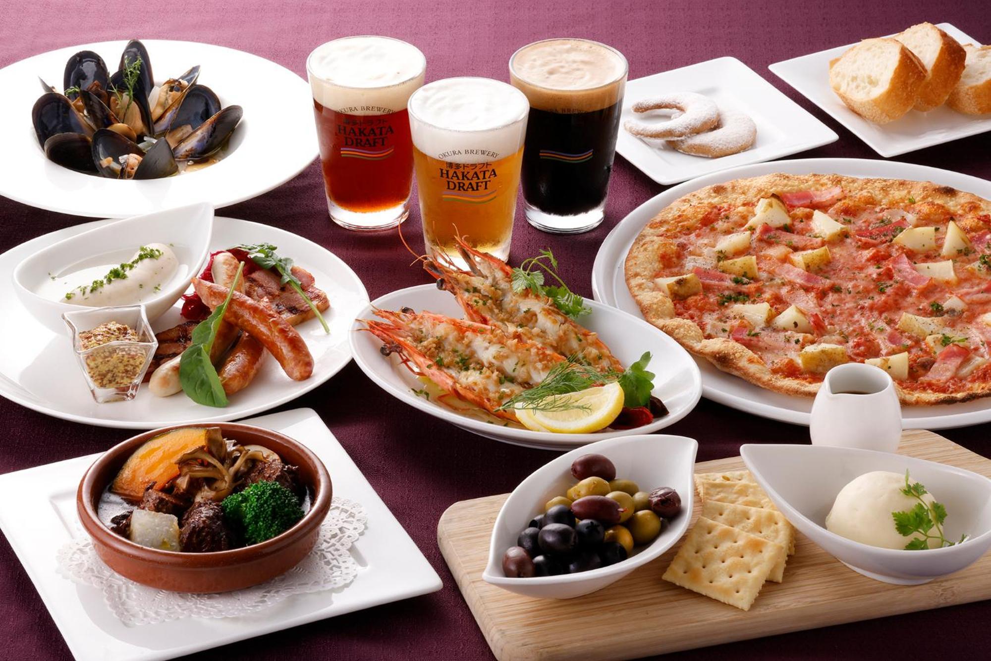 פוקואוקה Hotel Okura Fukuoka מראה חיצוני תמונה A selection of tapas